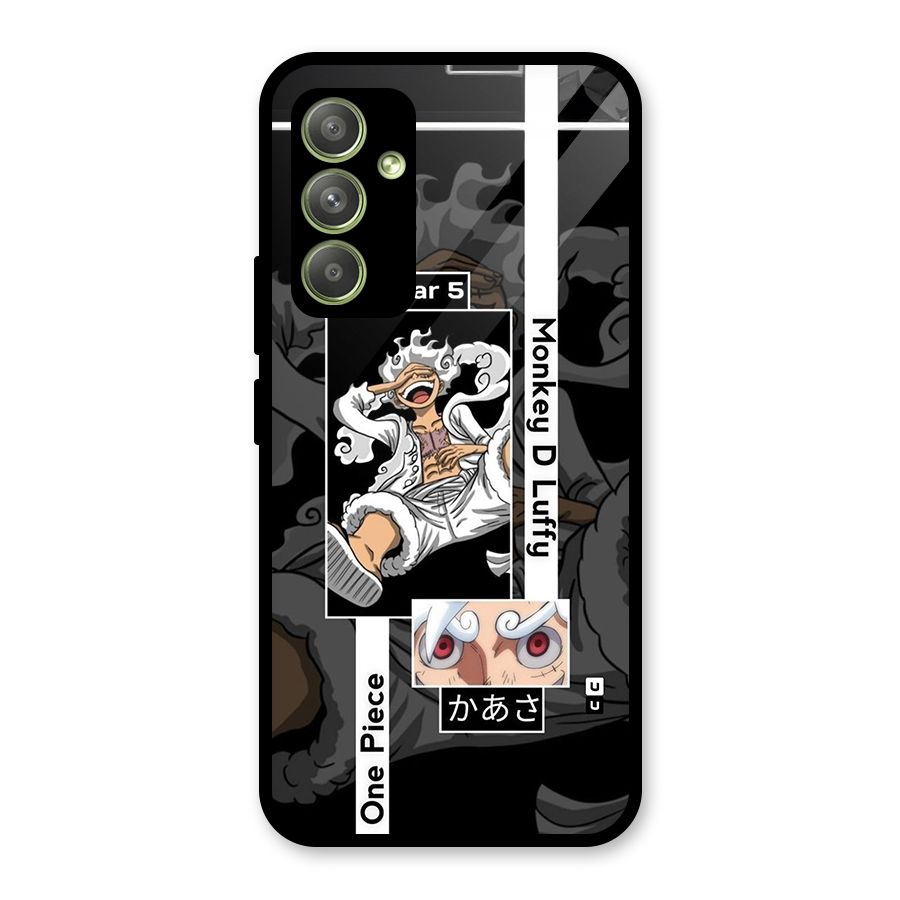 Monkey D luffy New Gear Glass Back Case for Galaxy A54