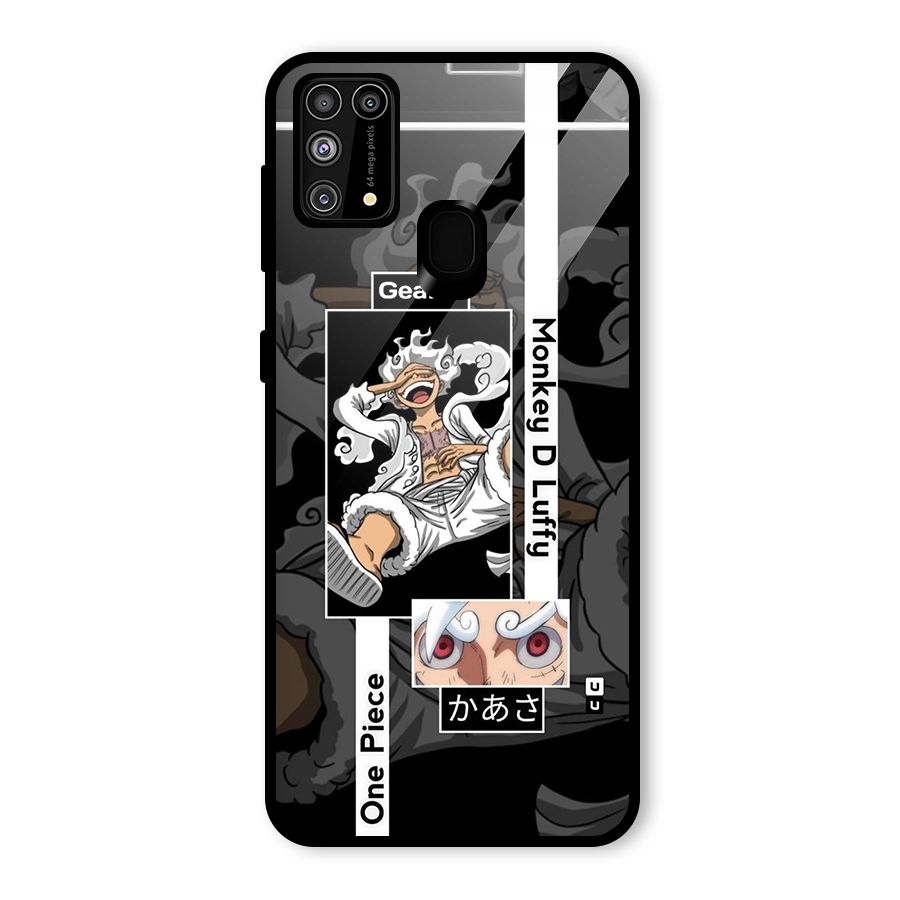 Monkey D luffy New Gear Glass Back Case for Galaxy F41