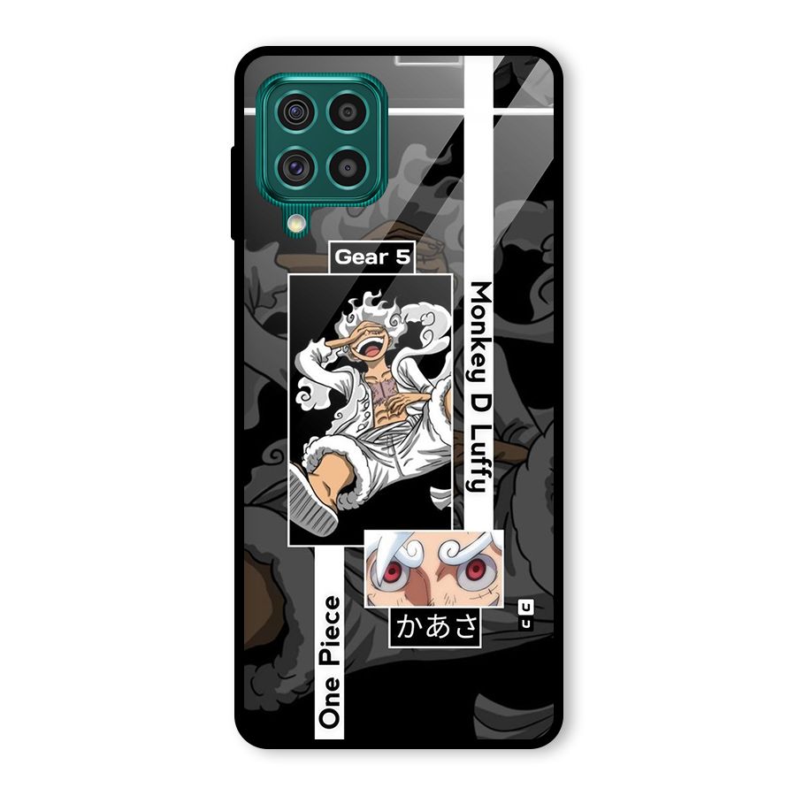 Monkey D luffy New Gear Glass Back Case for Galaxy F62