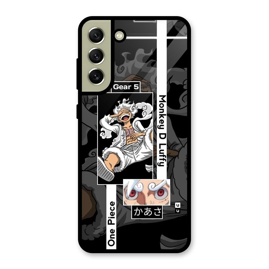 Monkey D luffy New Gear Glass Back Case for Galaxy S21 FE 5G