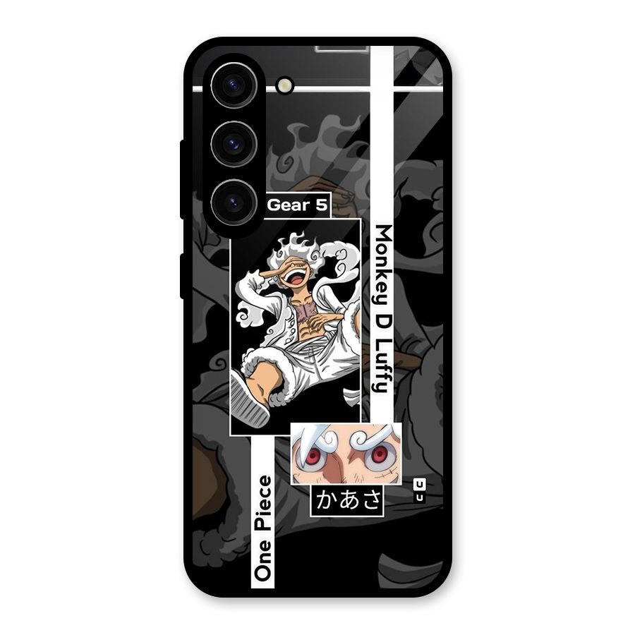Monkey D luffy New Gear Glass Back Case for Galaxy S23