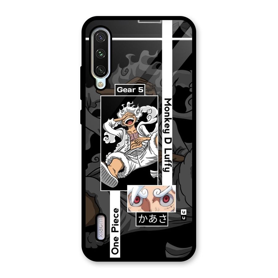 Monkey D luffy New Gear Glass Back Case for Mi A3