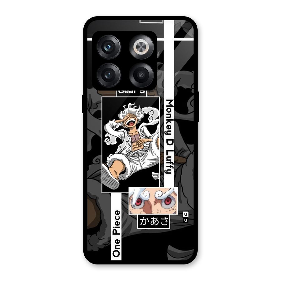 Monkey D luffy New Gear Glass Back Case for OnePlus 10T