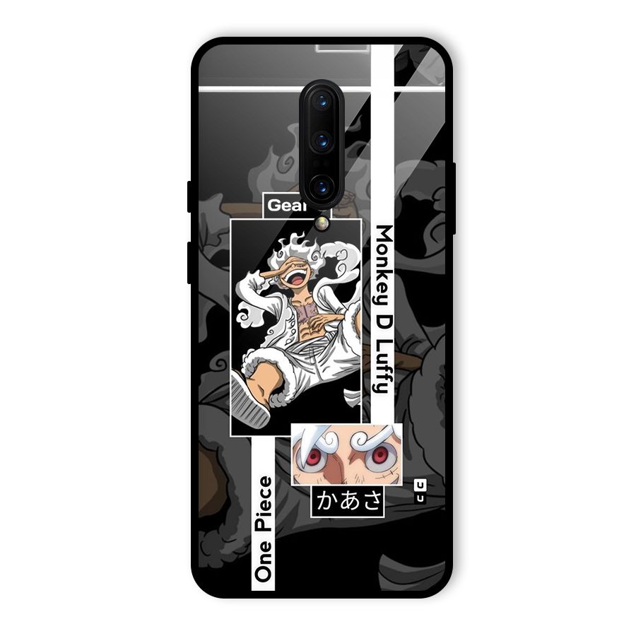 Monkey D luffy New Gear Glass Back Case for OnePlus 7 Pro