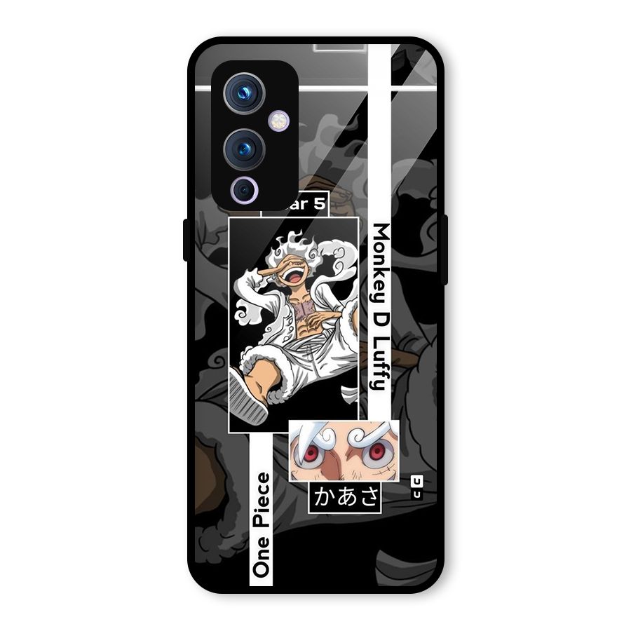 Monkey D luffy New Gear Glass Back Case for OnePlus 9