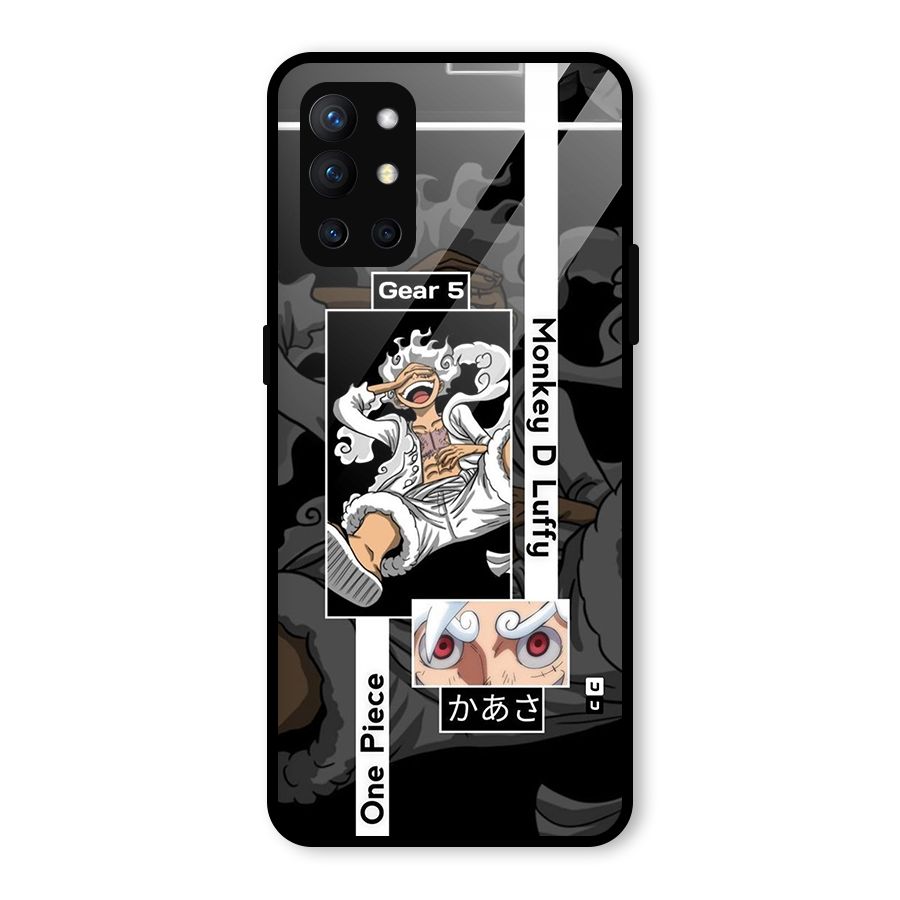 Monkey D luffy New Gear Glass Back Case for OnePlus 9R