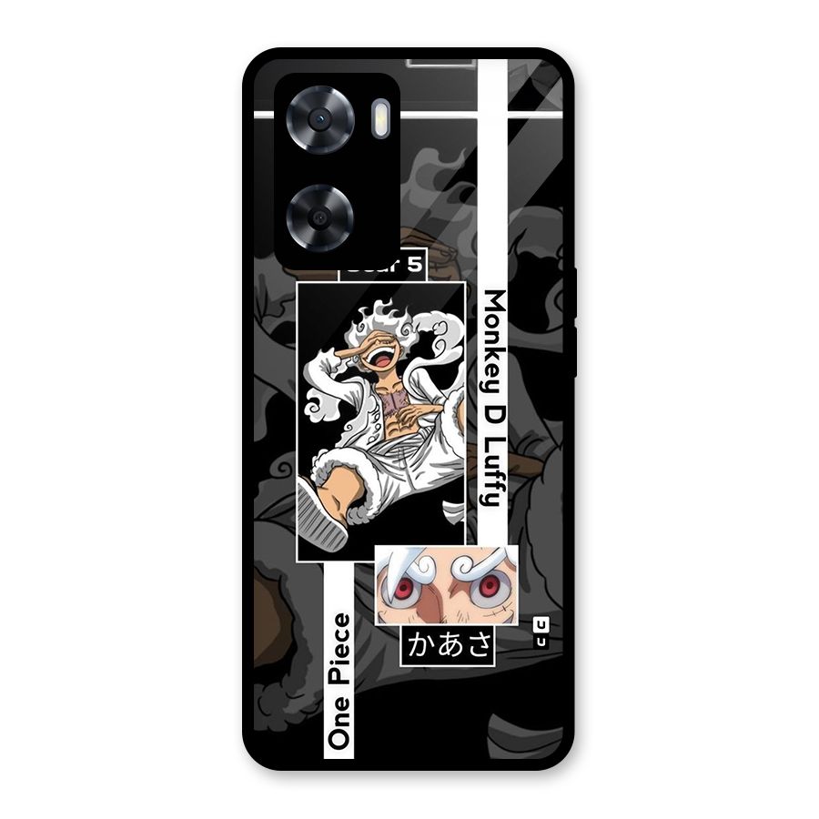Monkey D luffy New Gear Glass Back Case for OnePlus Nord N20 SE