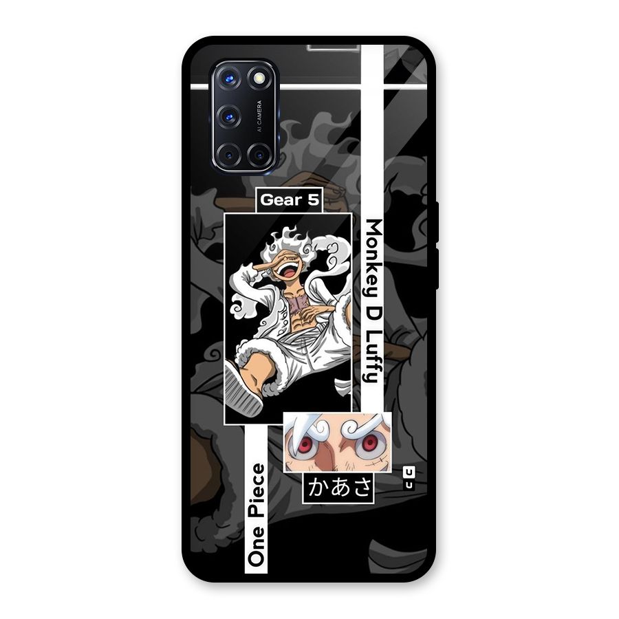 Monkey D luffy New Gear Glass Back Case for Oppo A52