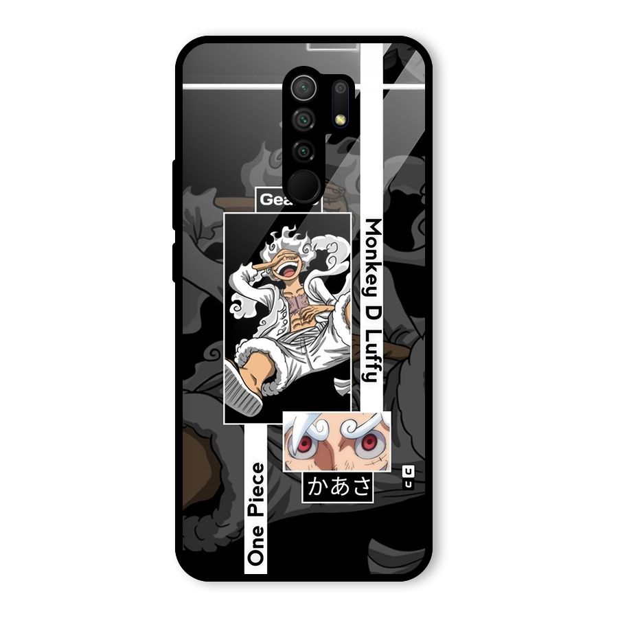 Monkey D luffy New Gear Glass Back Case for Poco M2