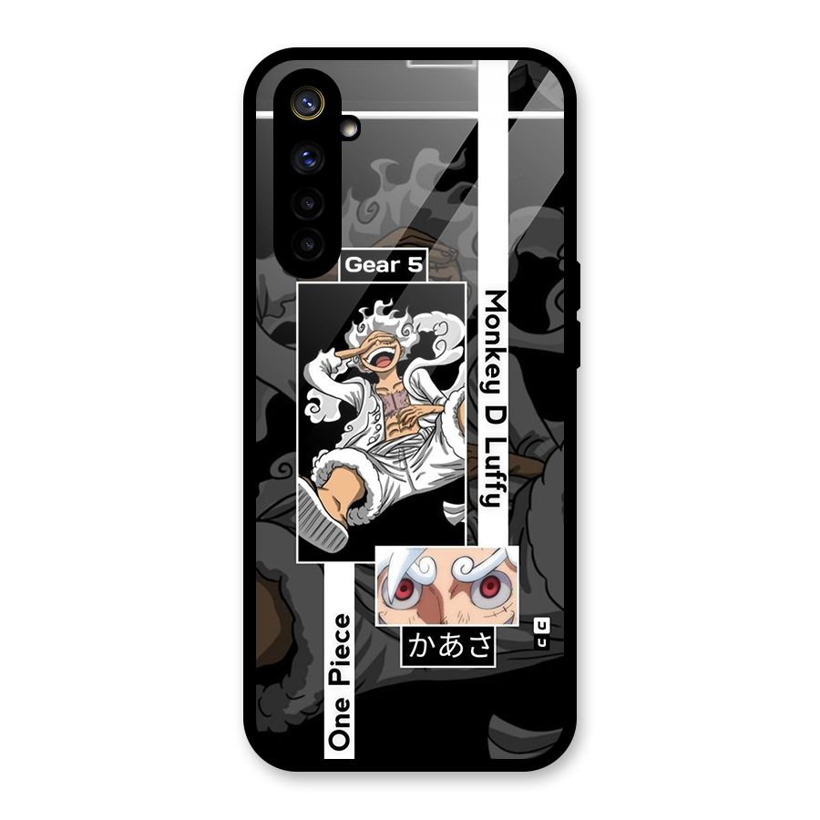 Monkey D luffy New Gear Glass Back Case for Realme 6i