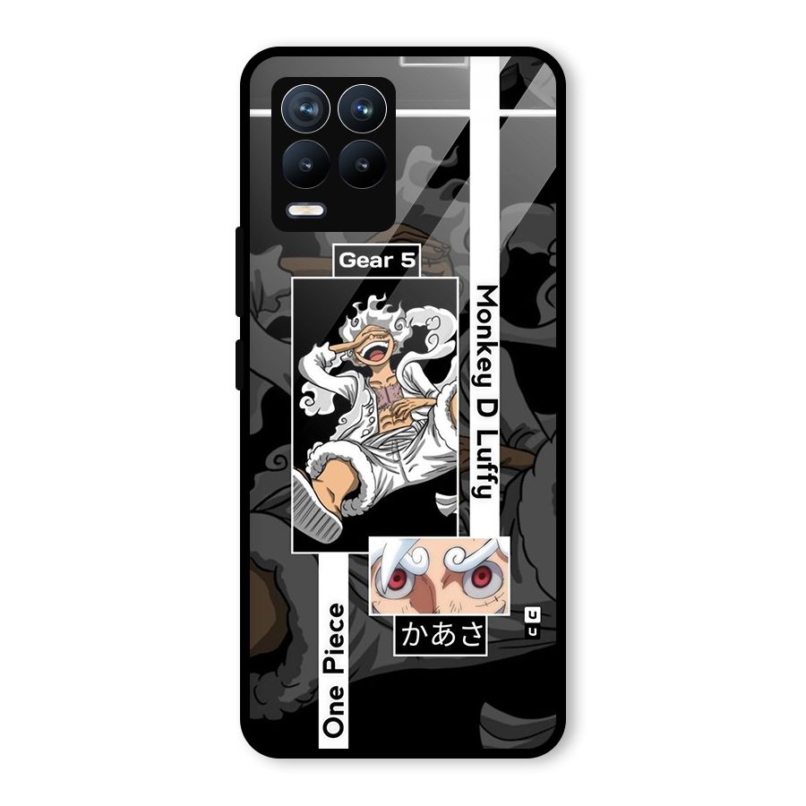 Monkey D luffy New Gear Glass Back Case for Realme 8