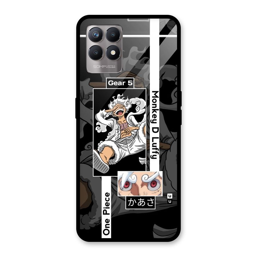 Monkey D luffy New Gear Glass Back Case for Realme 8i