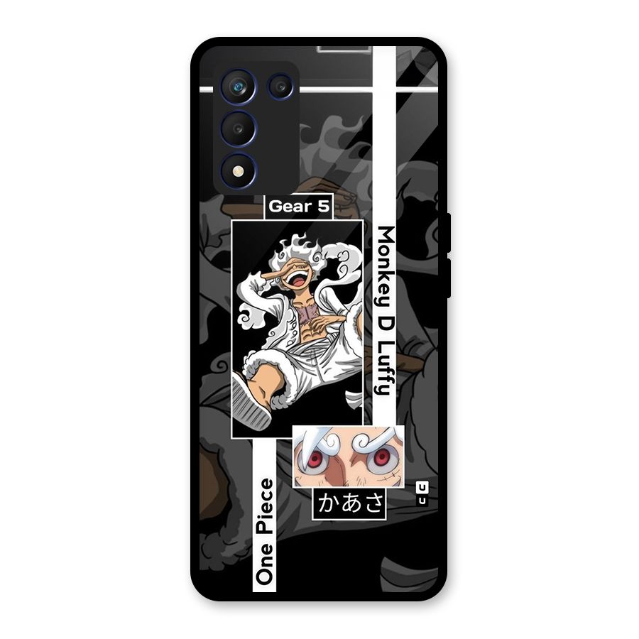 Monkey D luffy New Gear Glass Back Case for Realme 9 5G Speed