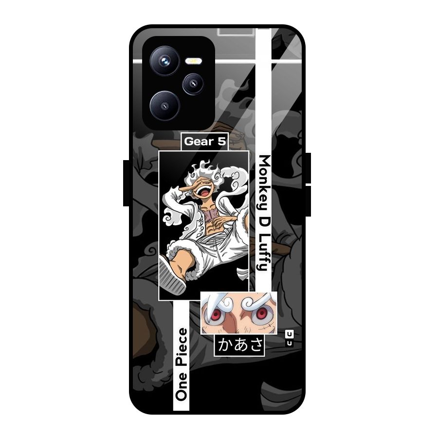 Monkey D luffy New Gear Glass Back Case for Realme C35
