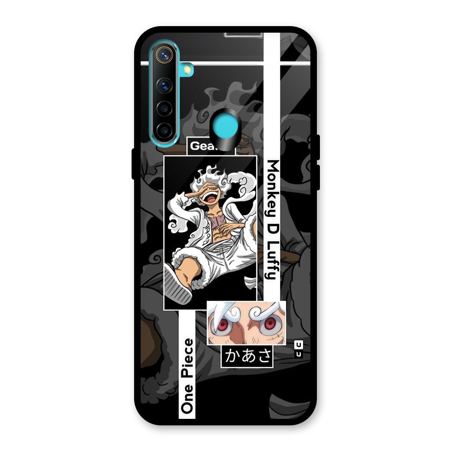 Monkey D luffy New Gear Glass Back Case for Realme Narzo 10