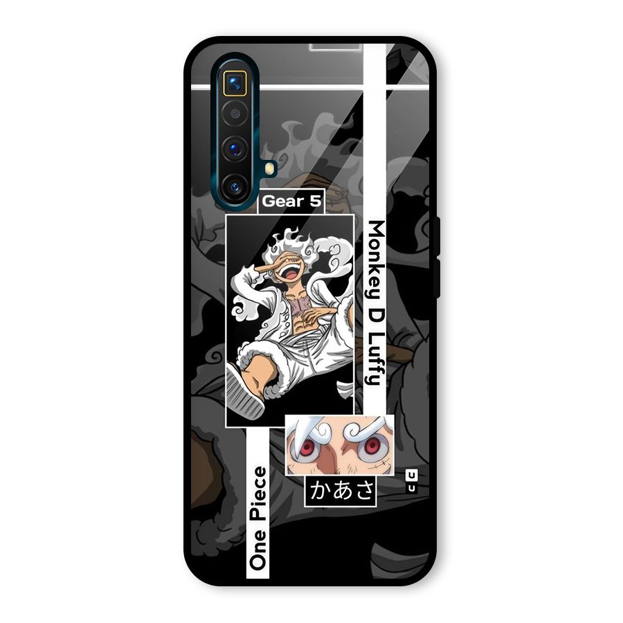 Monkey D luffy New Gear Glass Back Case for Realme X3