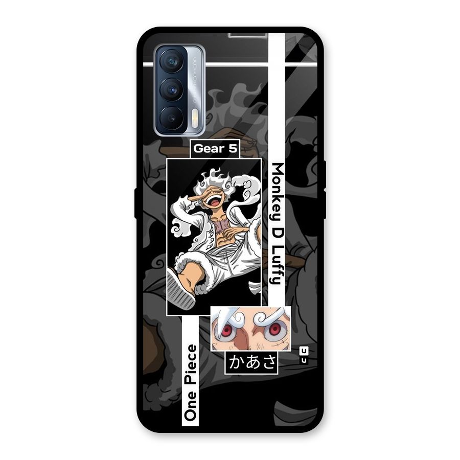 Monkey D luffy New Gear Glass Back Case for Realme X7