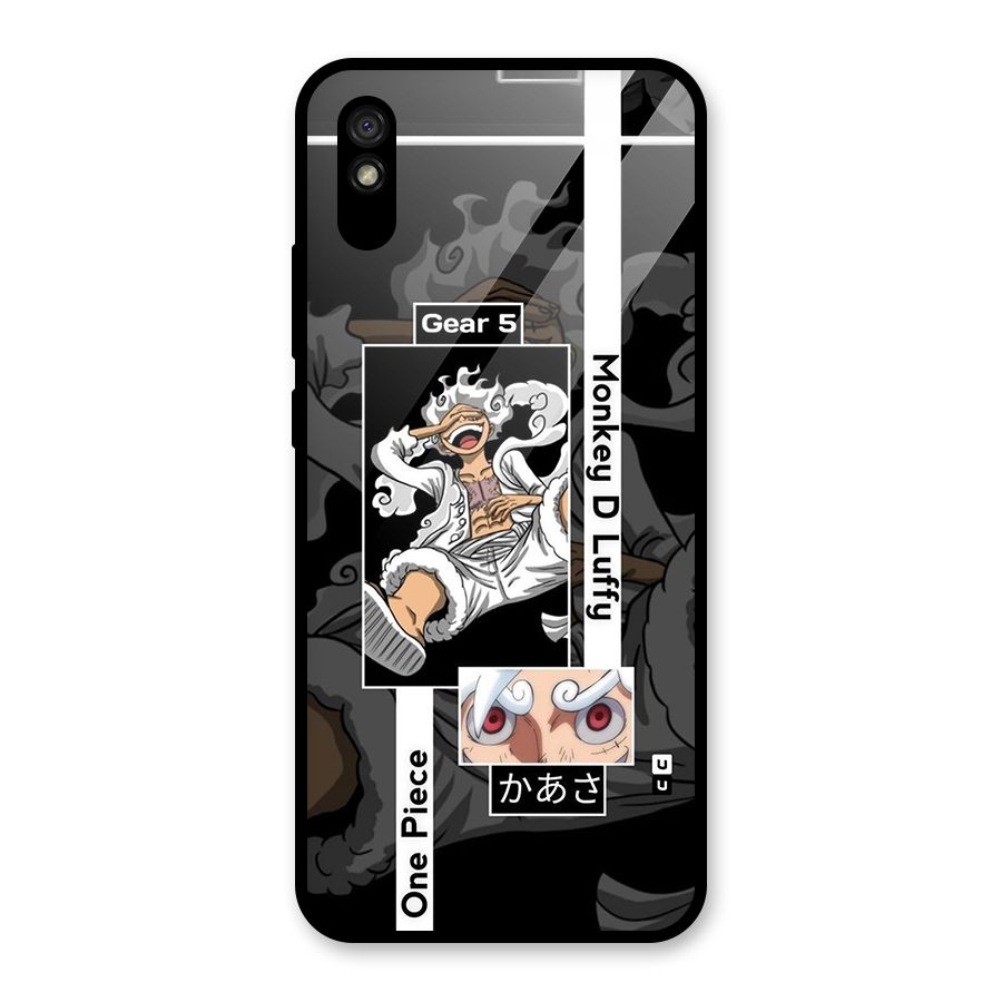 Monkey D luffy New Gear Glass Back Case for Redmi 9A