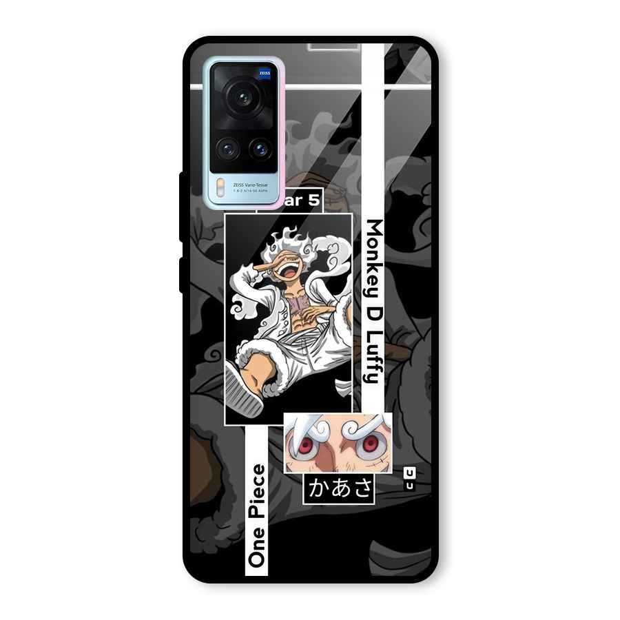 Monkey D luffy New Gear Glass Back Case for Vivo X60
