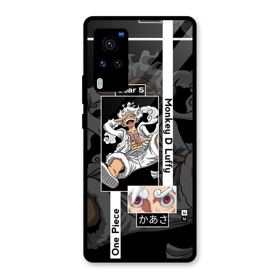 Monkey D luffy New Gear Glass Back Case for Vivo X60 Pro