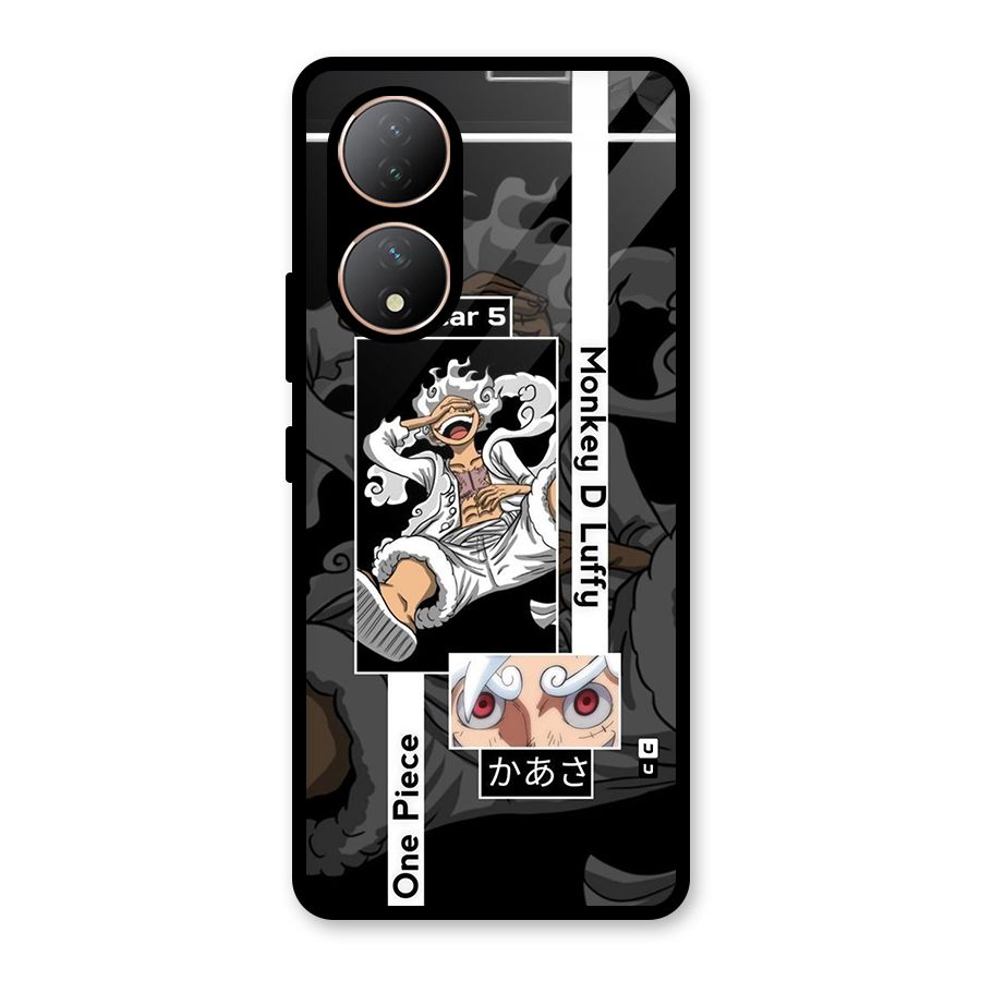 Monkey D luffy New Gear Glass Back Case for Vivo Y100A