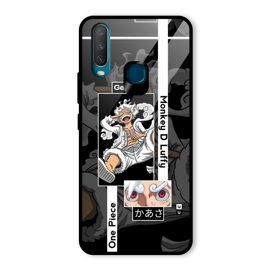 Monkey D luffy New Gear Glass Back Case for Vivo Y15