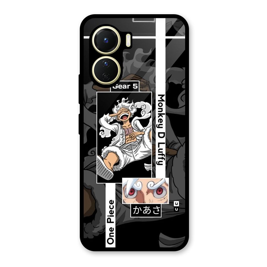 Monkey D luffy New Gear Glass Back Case for Vivo Y16