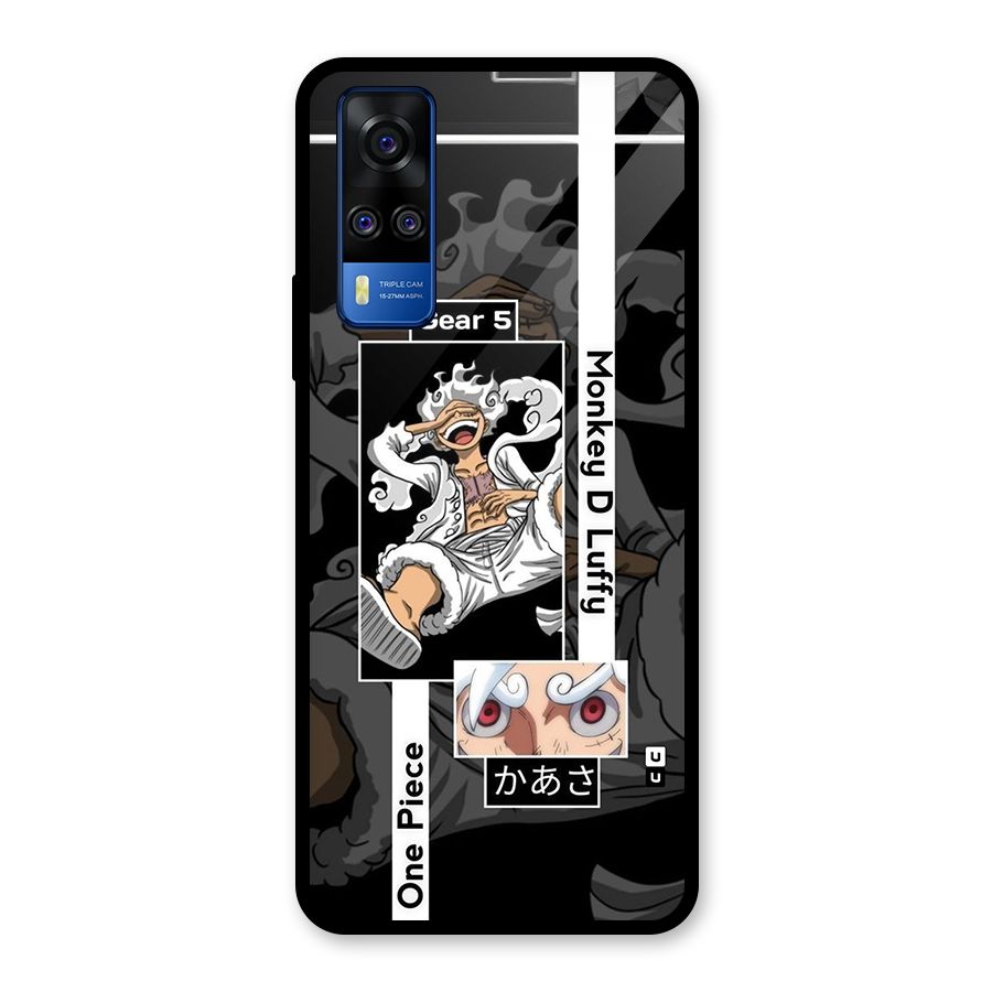 Monkey D luffy New Gear Glass Back Case for Vivo Y31