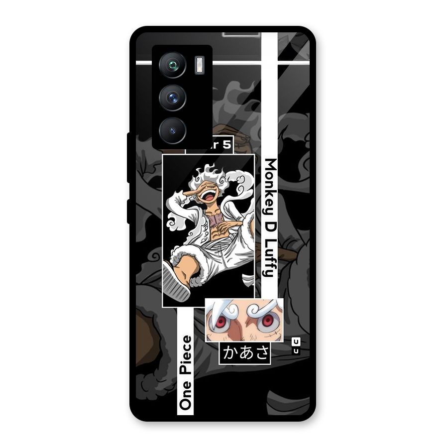 Monkey D luffy New Gear Glass Back Case for Vivo iQOO 9 SE