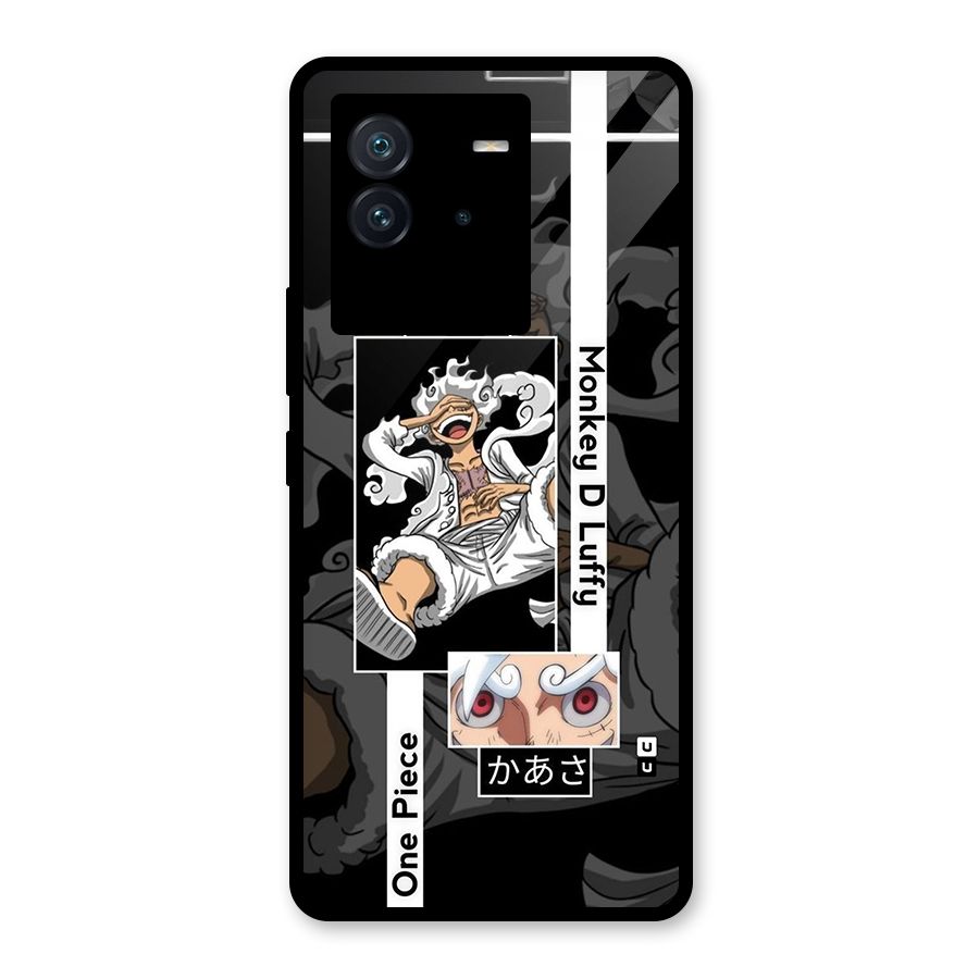 Monkey D luffy New Gear Glass Back Case for Vivo iQOO Neo 6 5G