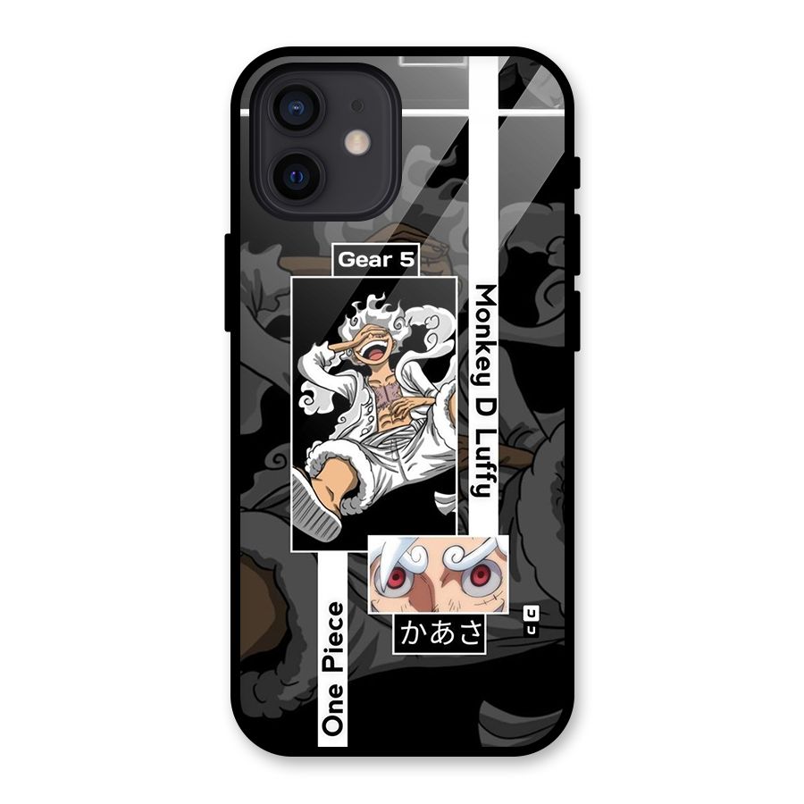 Monkey D luffy New Gear Glass Back Case for iPhone 12