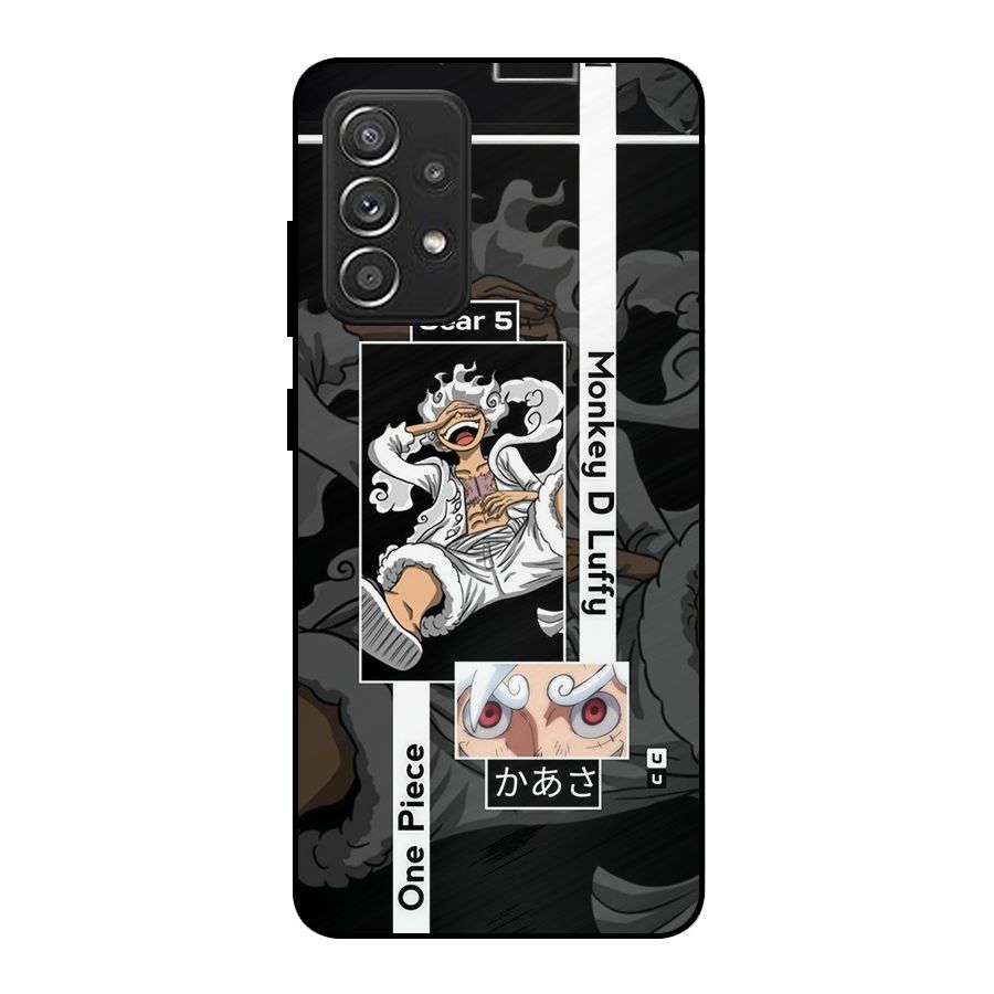 Monkey D luffy New Gear Metal Back Case for Galaxy A52s 5G