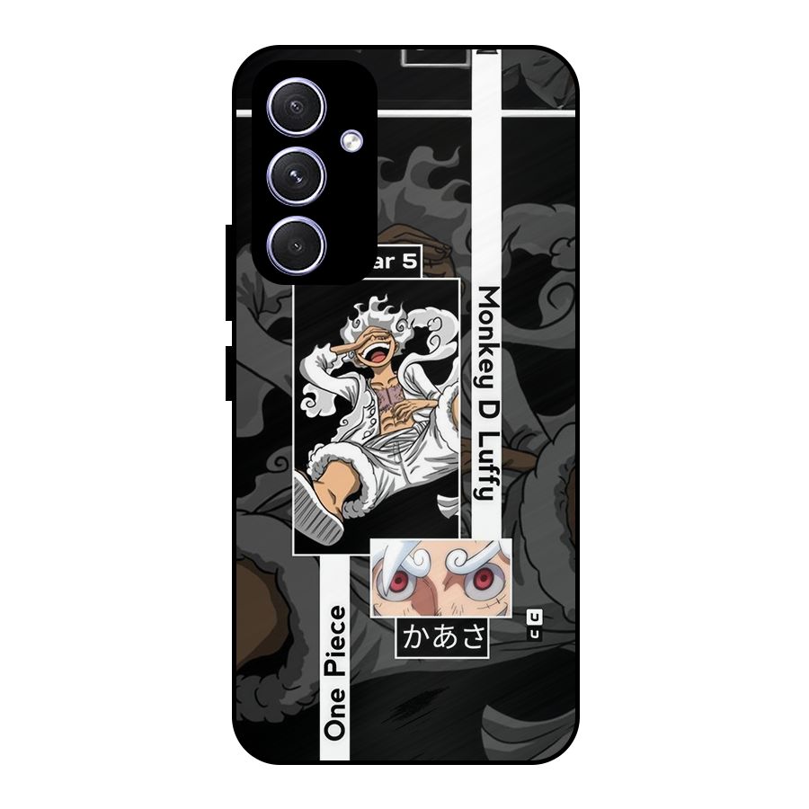 Monkey D luffy New Gear Metal Back Case for Galaxy A54