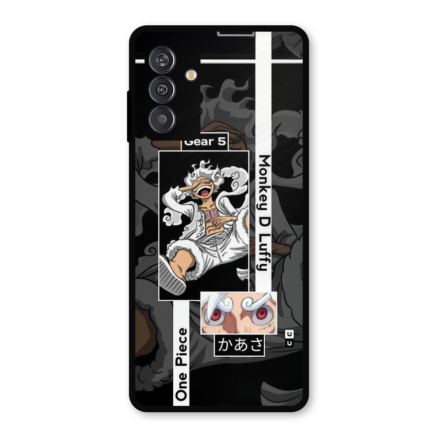 Monkey D luffy New Gear Metal Back Case for Galaxy F13