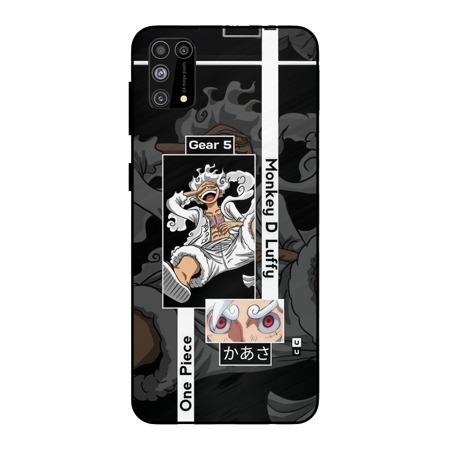 Monkey D luffy New Gear Metal Back Case for Galaxy F41