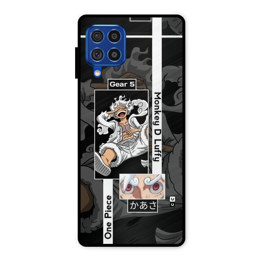 Monkey D luffy New Gear Metal Back Case for Galaxy F62