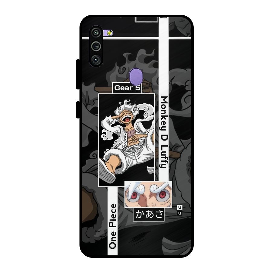 Monkey D luffy New Gear Metal Back Case for Galaxy M11