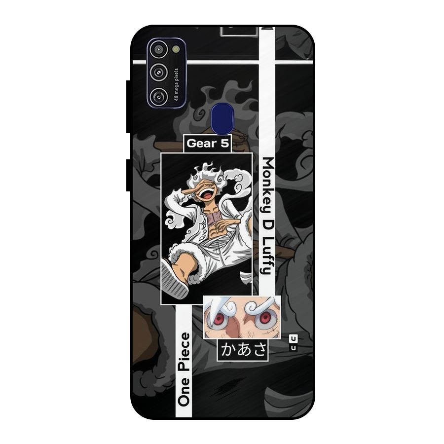 Monkey D luffy New Gear Metal Back Case for Galaxy M21