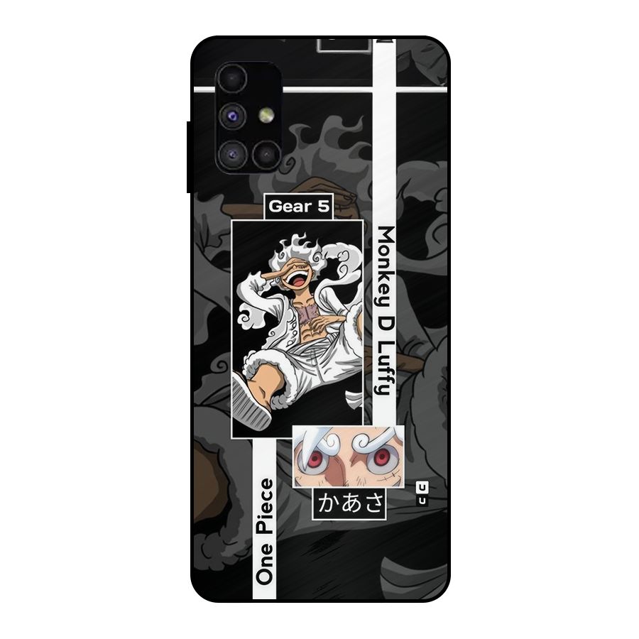 Monkey D luffy New Gear Metal Back Case for Galaxy M51