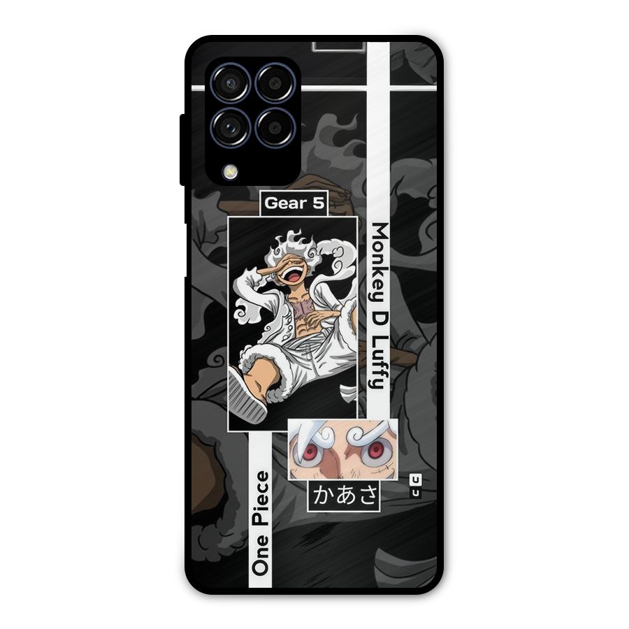 Monkey D luffy New Gear Metal Back Case for Galaxy M53 5G