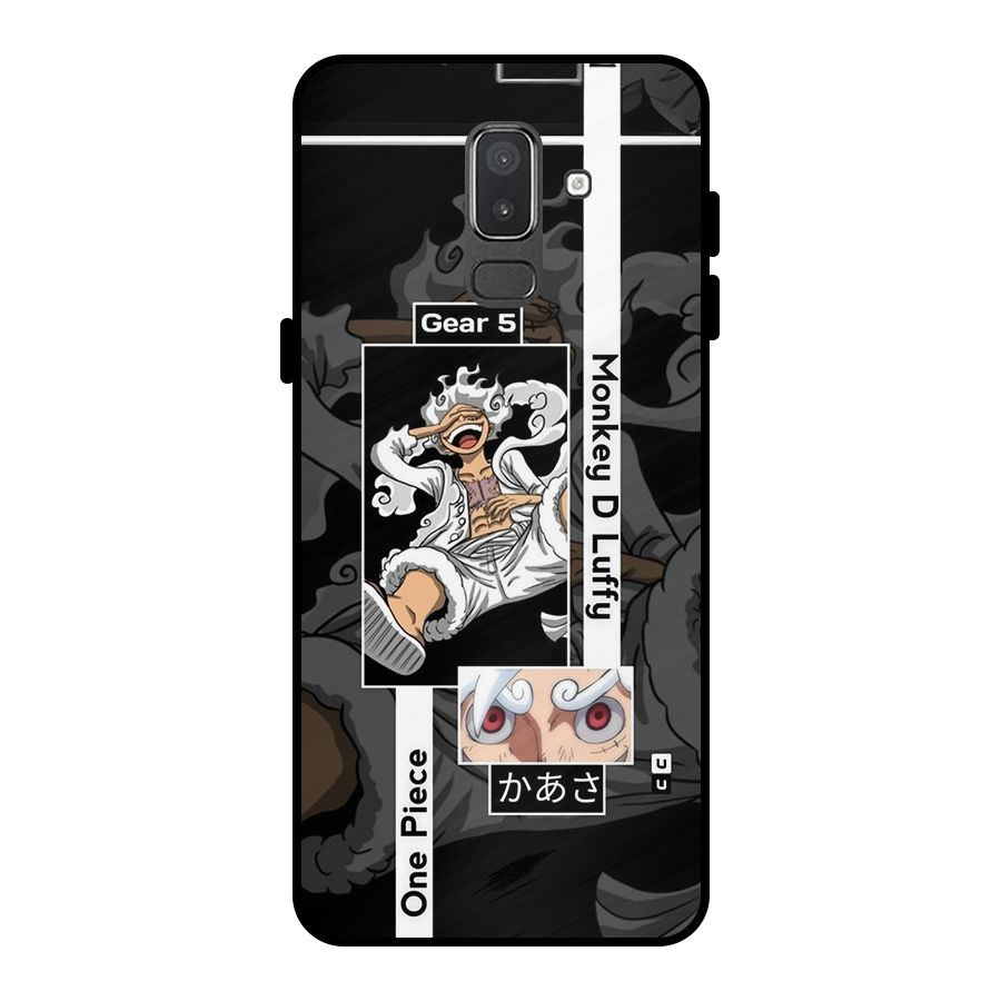 Monkey D luffy New Gear Metal Back Case for Galaxy On8 (2018)