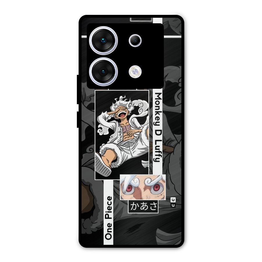 Monkey D luffy New Gear Metal Back Case for Infinix Zero 30 5G