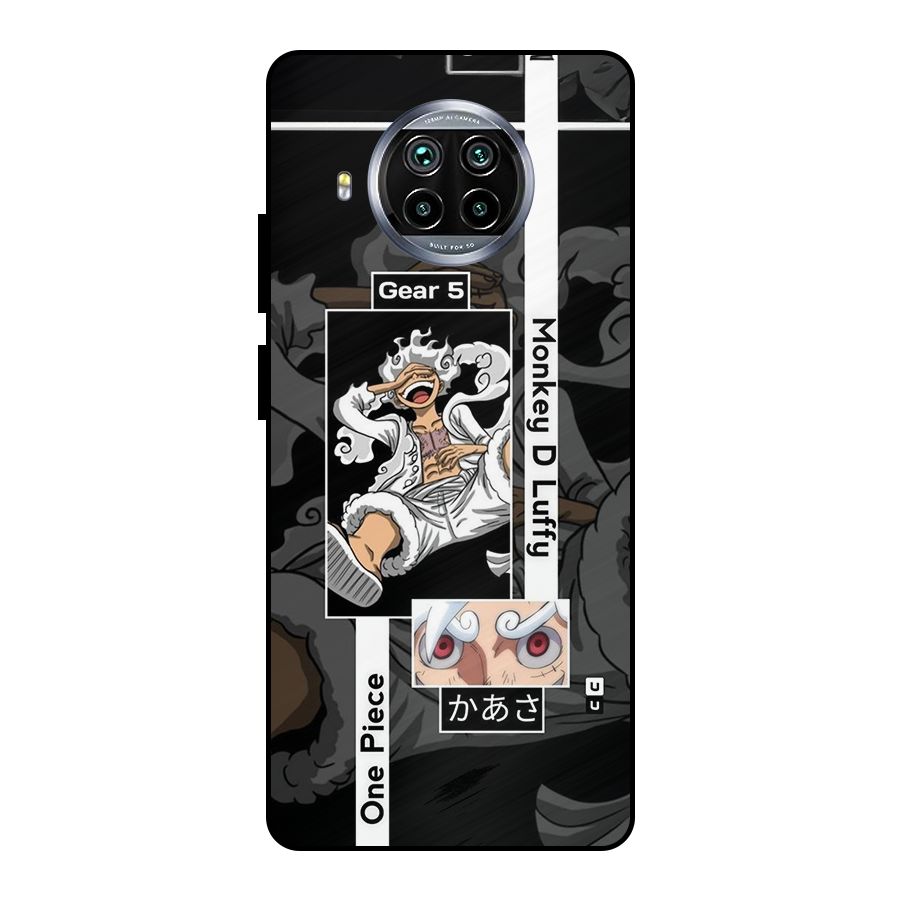 Monkey D luffy New Gear Metal Back Case for Mi 10i