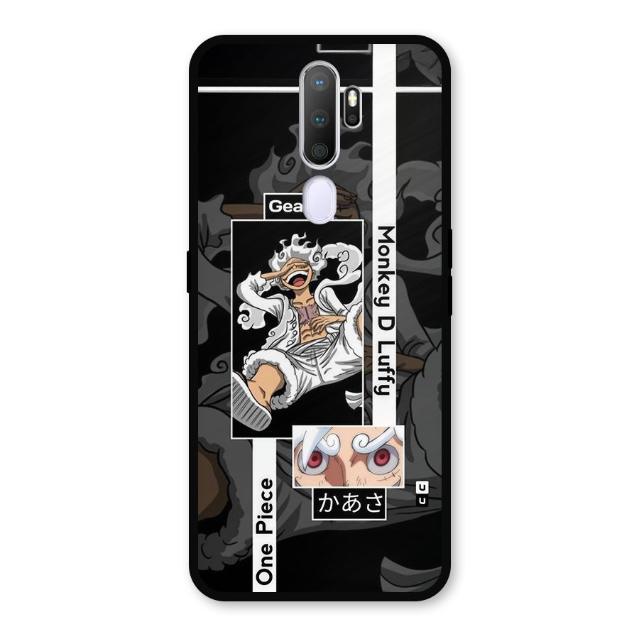 Monkey D luffy New Gear Metal Back Case for Oppo A9 (2020)