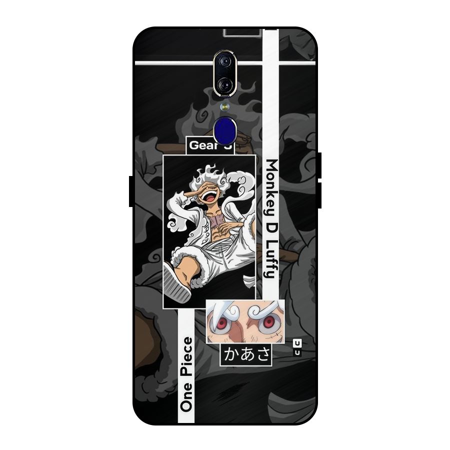 Monkey D luffy New Gear Metal Back Case for Oppo F11