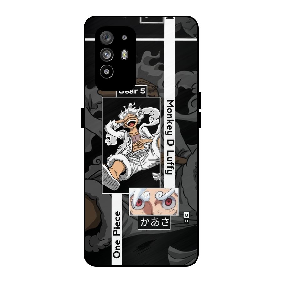 Monkey D luffy New Gear Metal Back Case for Oppo F19 Pro Plus 5G