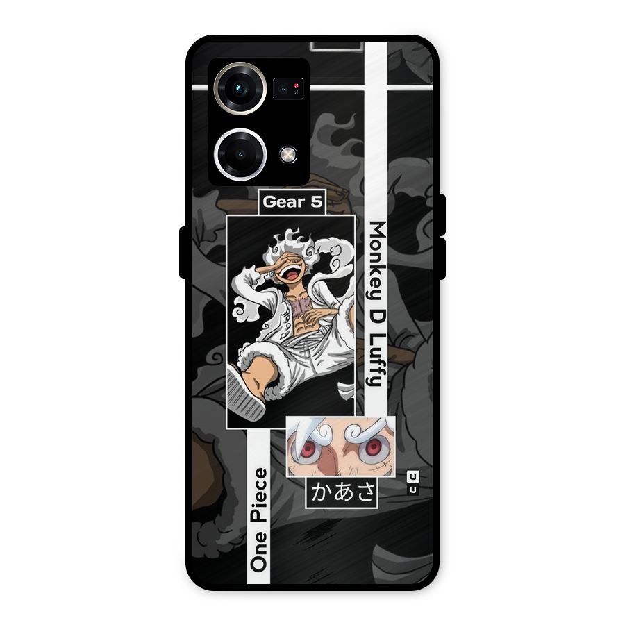 Monkey D luffy New Gear Metal Back Case for Oppo F21s Pro 4G