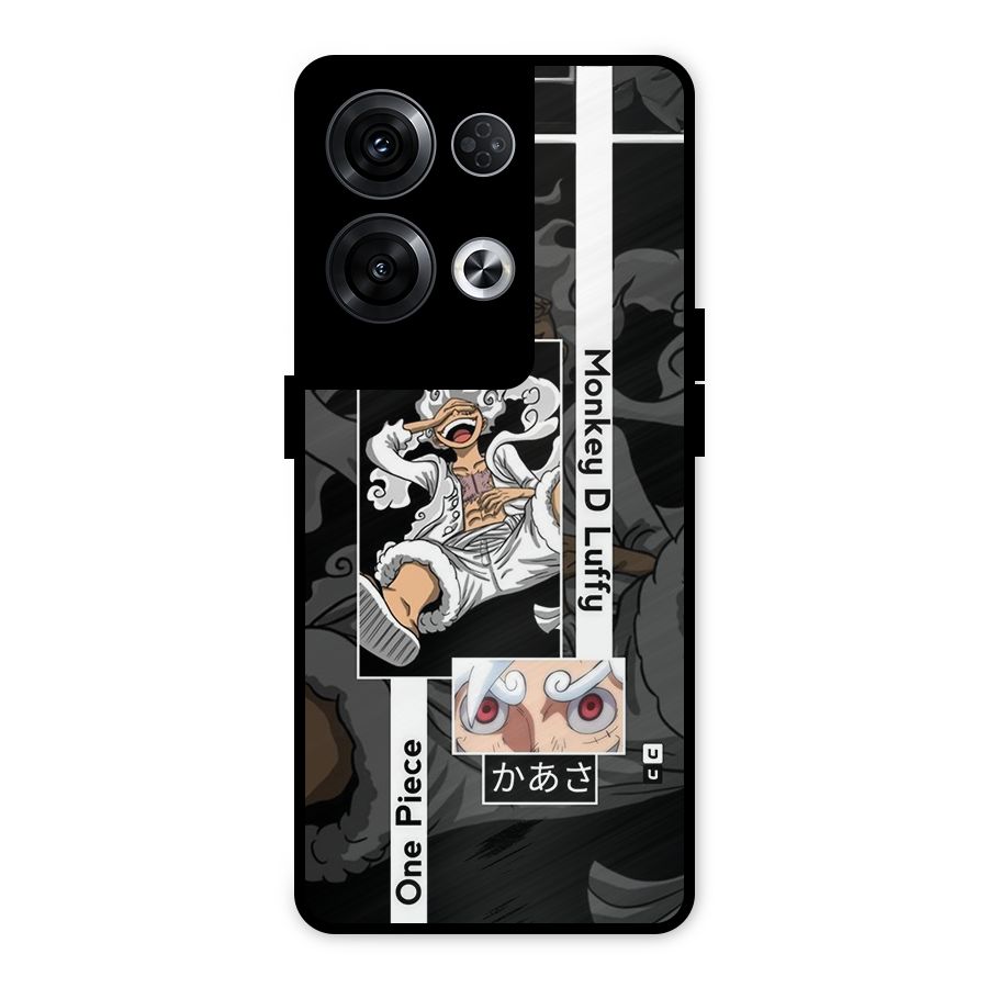 Monkey D luffy New Gear Metal Back Case for Oppo Reno8 Pro 5G