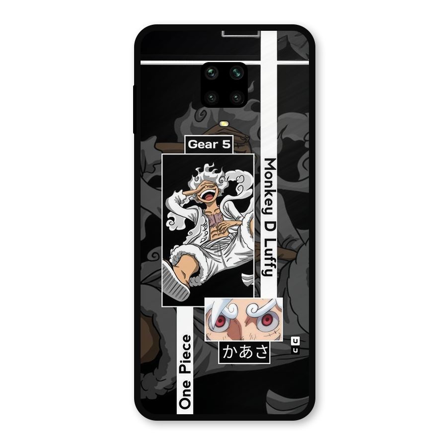 Monkey D luffy New Gear Metal Back Case for Poco M2