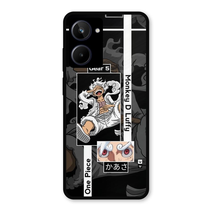 Monkey D luffy New Gear Metal Back Case for Realme 10